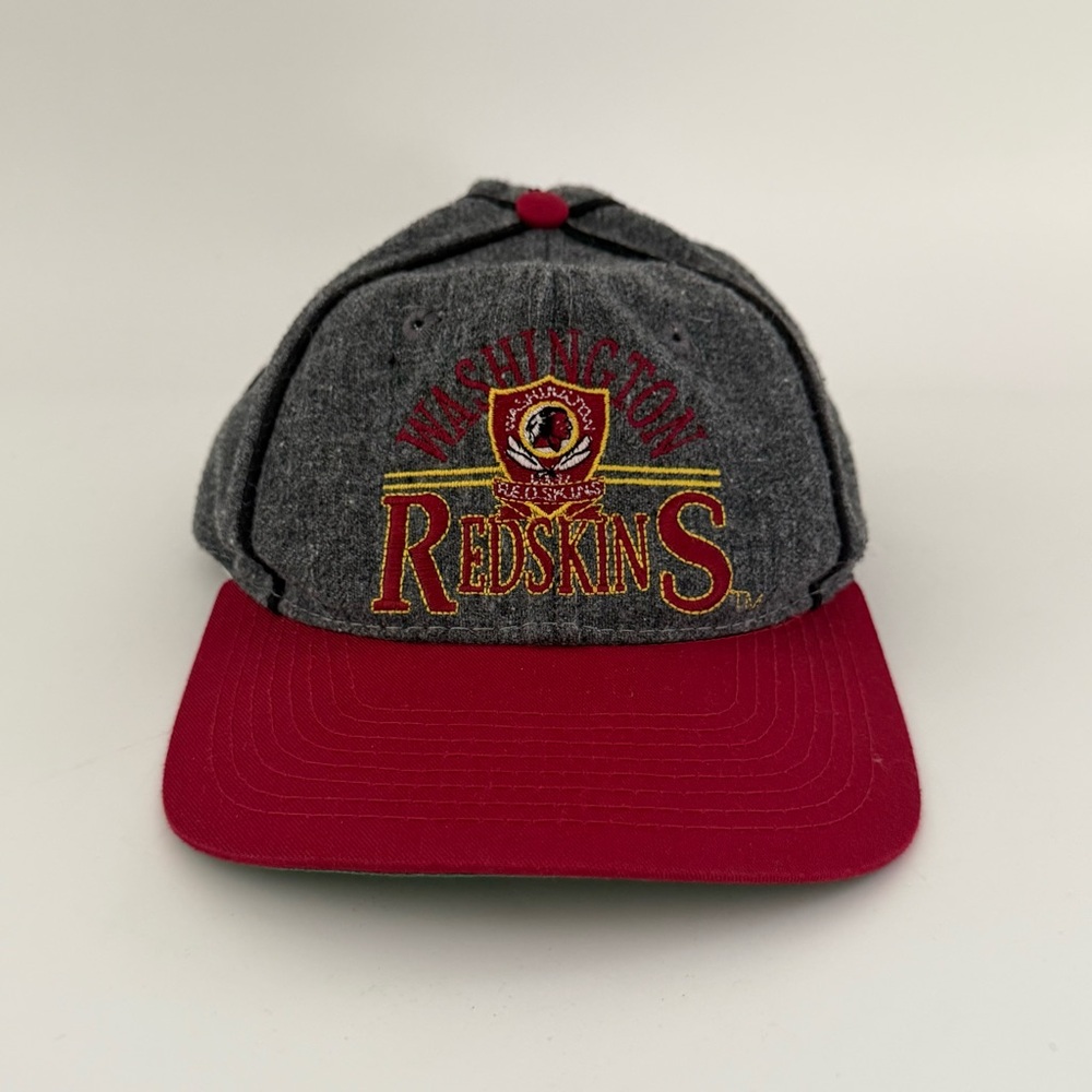 VINTAGE 1990s WASHINGTON REDSKINS THE GAME WOOL SNAP BACK CAP